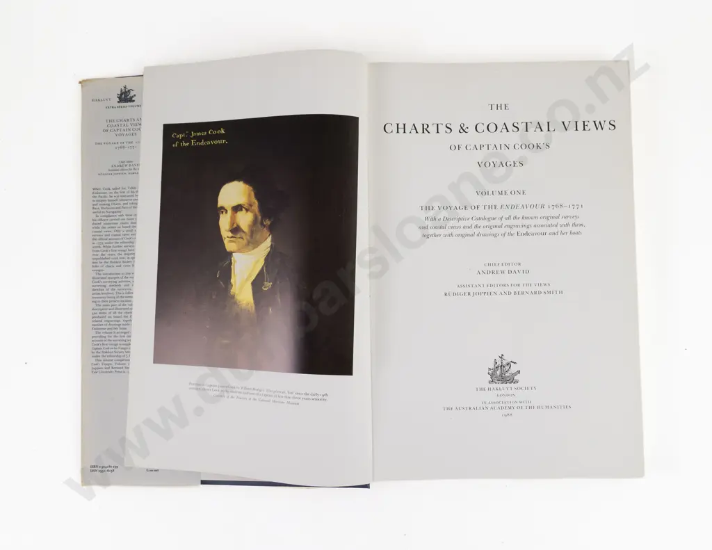 David, Andrew, The Charts & Coastal Views Of Captain Cook's Voyages Image 1++