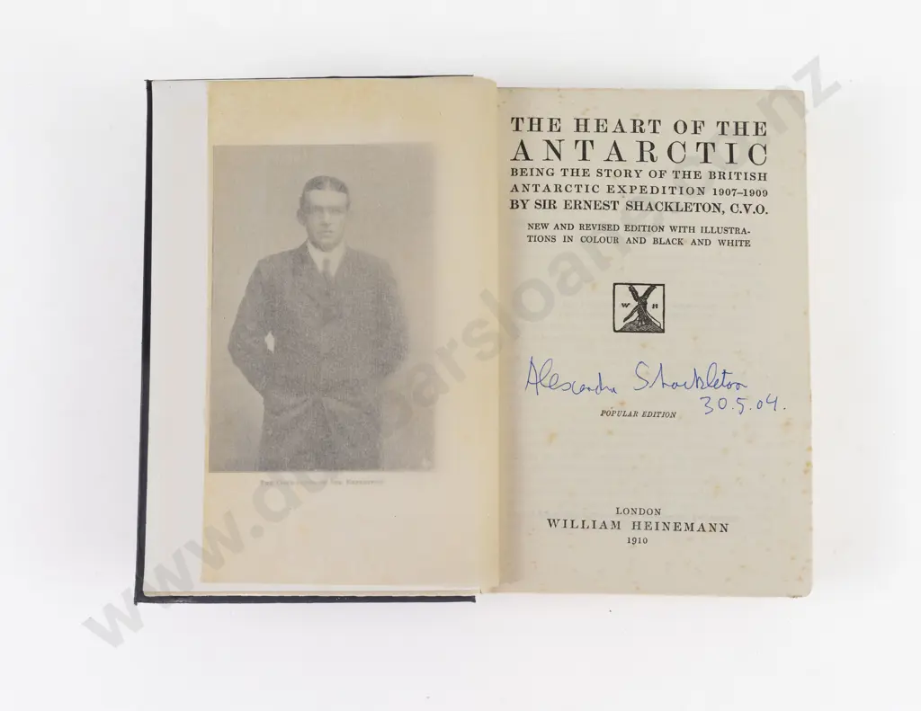 Shackleton Sir Ernest - The Heart Of The Antarctic Image 1++