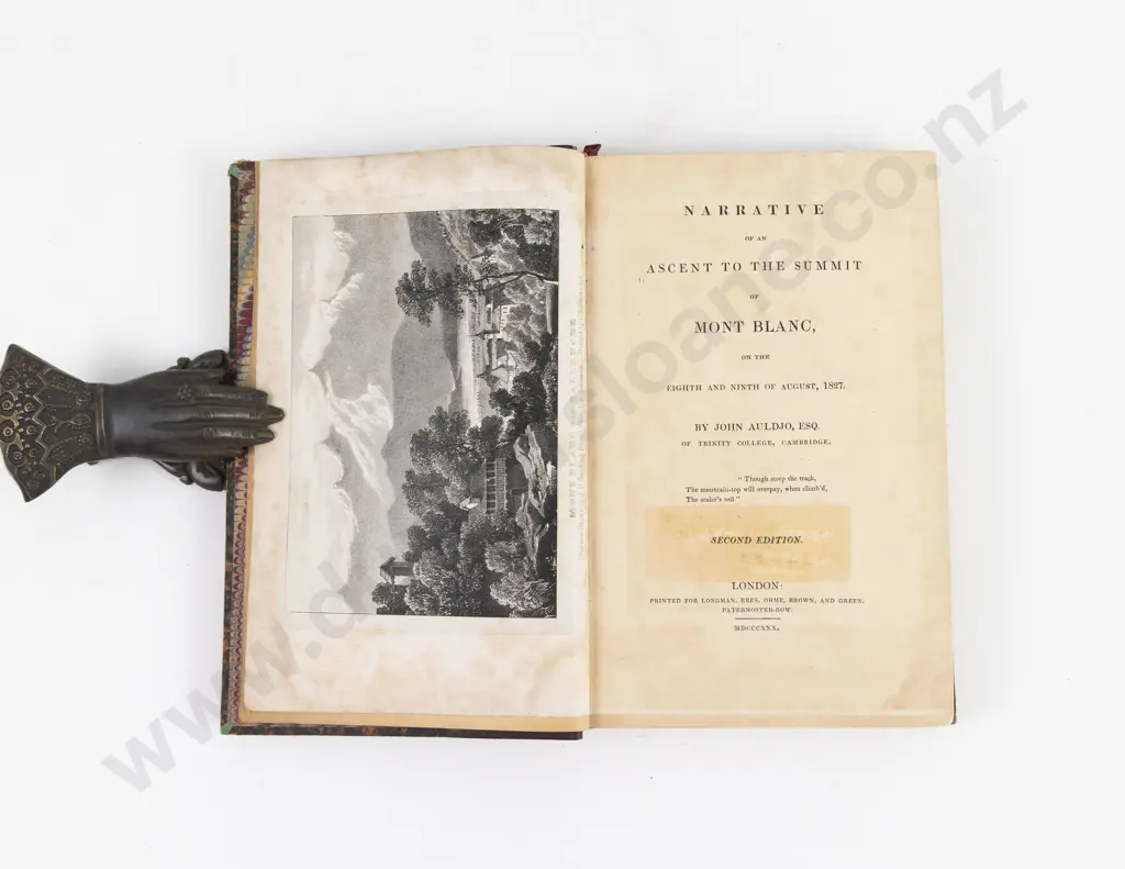 Auldjo John - Narrative of an Ascent To The Summit of Mont Blanc Image 1++