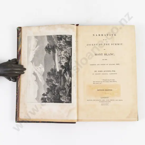Auldjo John - Narrative of an Ascent To The Summit of Mont Blanc