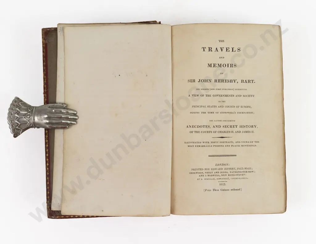 Reresby, Sir John, The Travels and Memoirs of Sir John Reresby, Bart, 1813 Image 1++