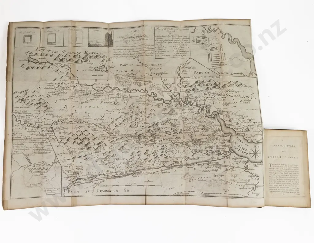 Nimmo, William, A General History of Stirlingshire, 1777 Image 1++