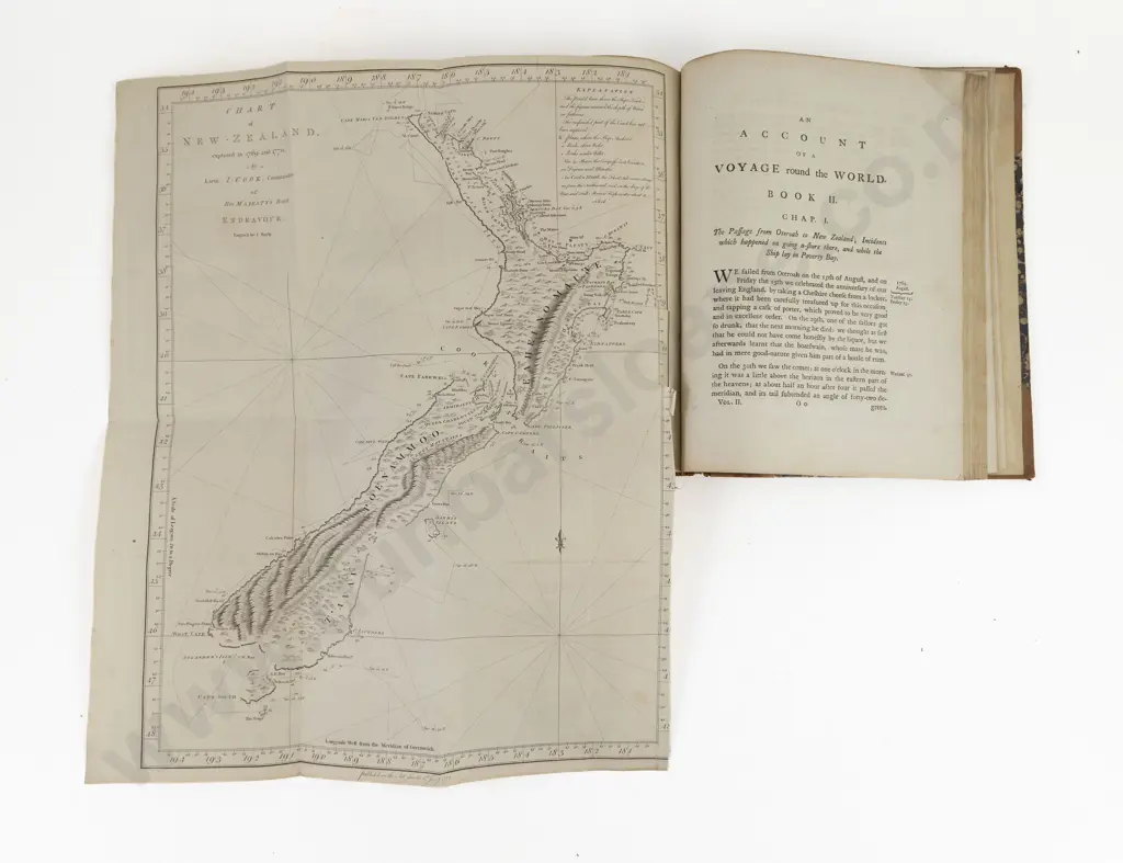 Hawkesworth, John, An Account of the Voyages Undertaken (3 Vols 1773) Image 1++
