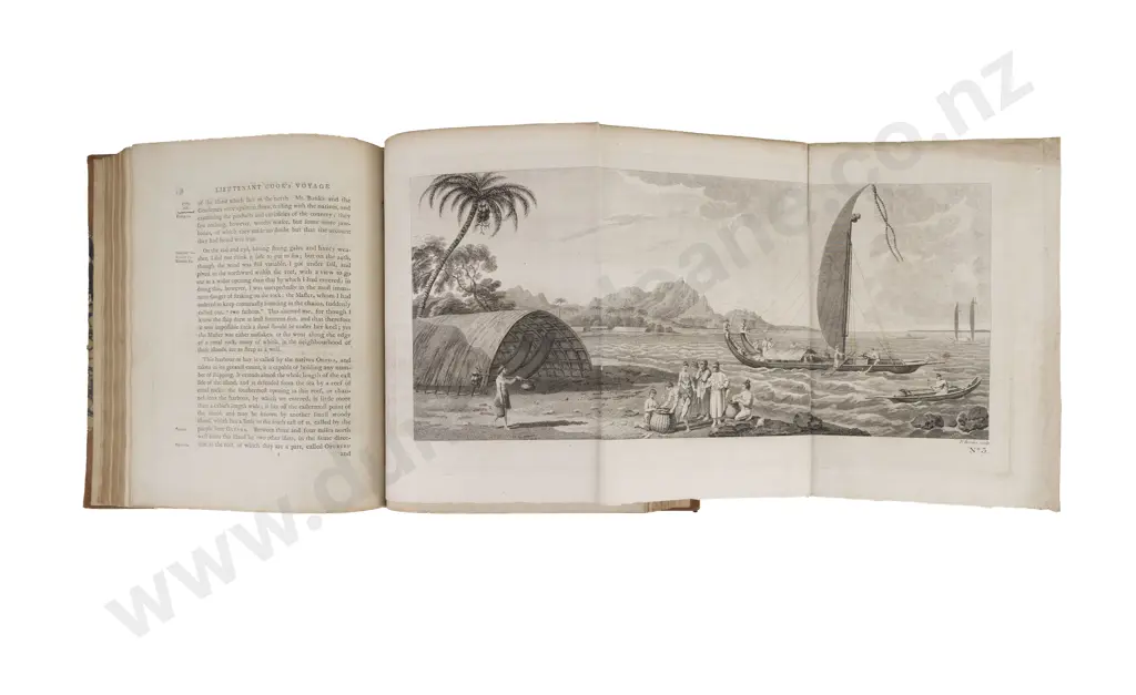 Hawkesworth, John, An Account of the Voyages Undertaken (3 Vols 1773) Image 1++