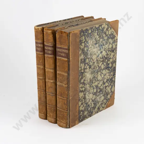 Hawkesworth, John, An Account of the Voyages Undertaken (3 Vols 1773)