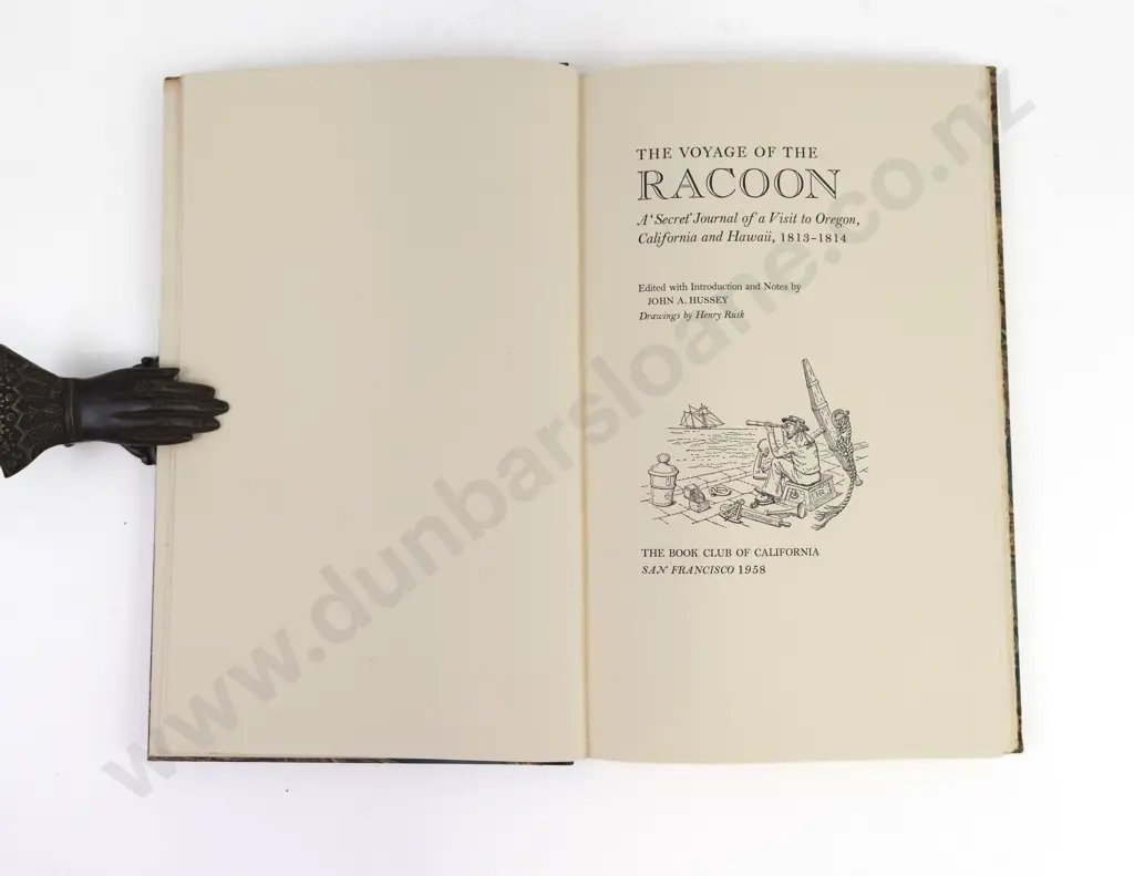 Hussey, John, A., The Voyage Of The Racoon Image 1++