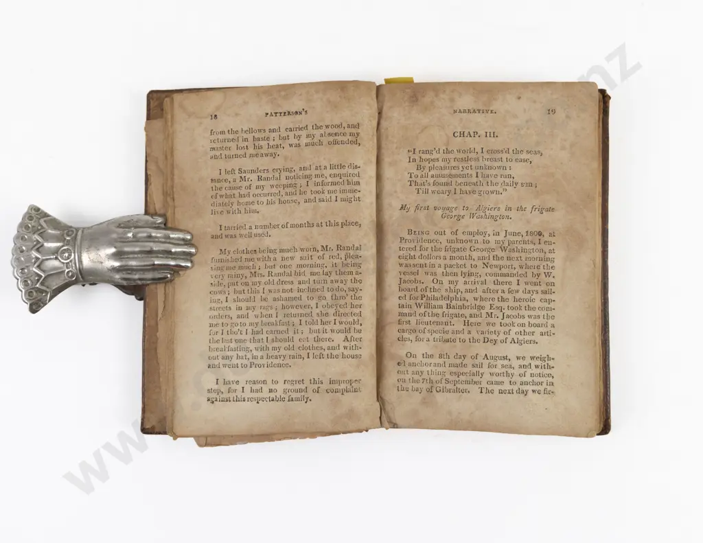 Patterson, Samuel, Narrative Of The Adventures And Sufferings Of Samuel Patterson, 1817 Image 1++