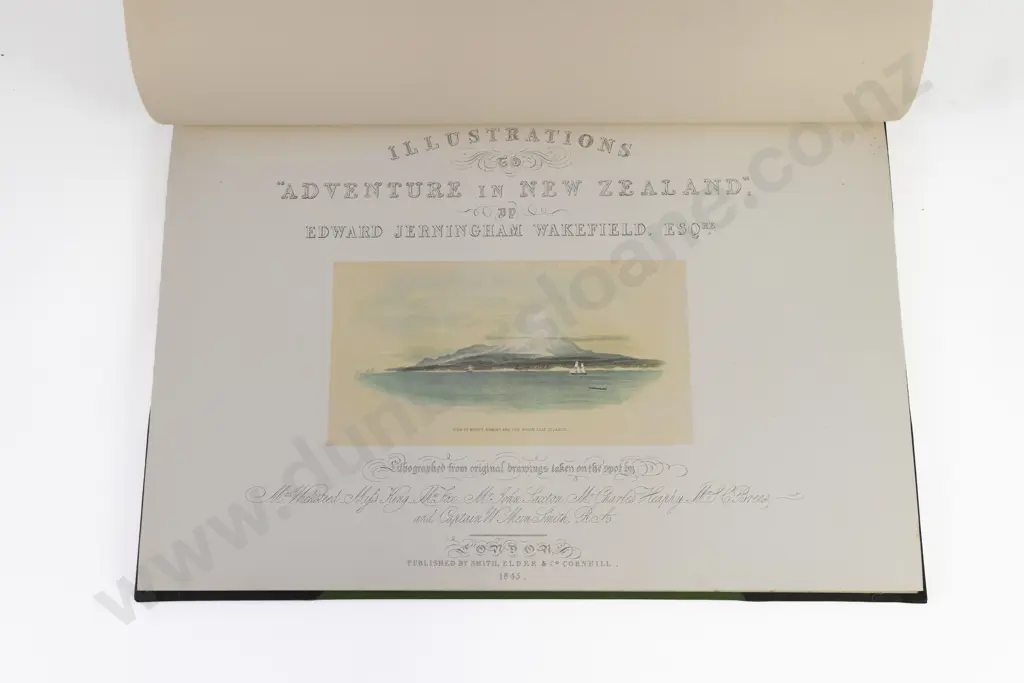 Wakefield, Edward, Illustrations To Adventure In New Zealand, 1968 Image 1++