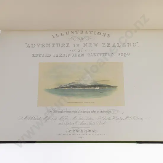 Wakefield, Edward, Illustrations To Adventure In New Zealand, 1968