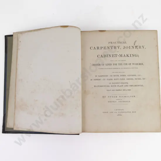 Nicholson, Peter, Practical Carpentry, Joinery, and Cabinet-Making, 1861