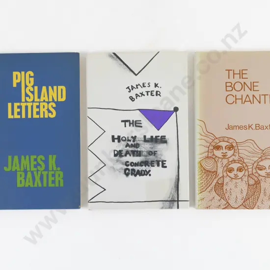 3 James K. Baxter Volumes