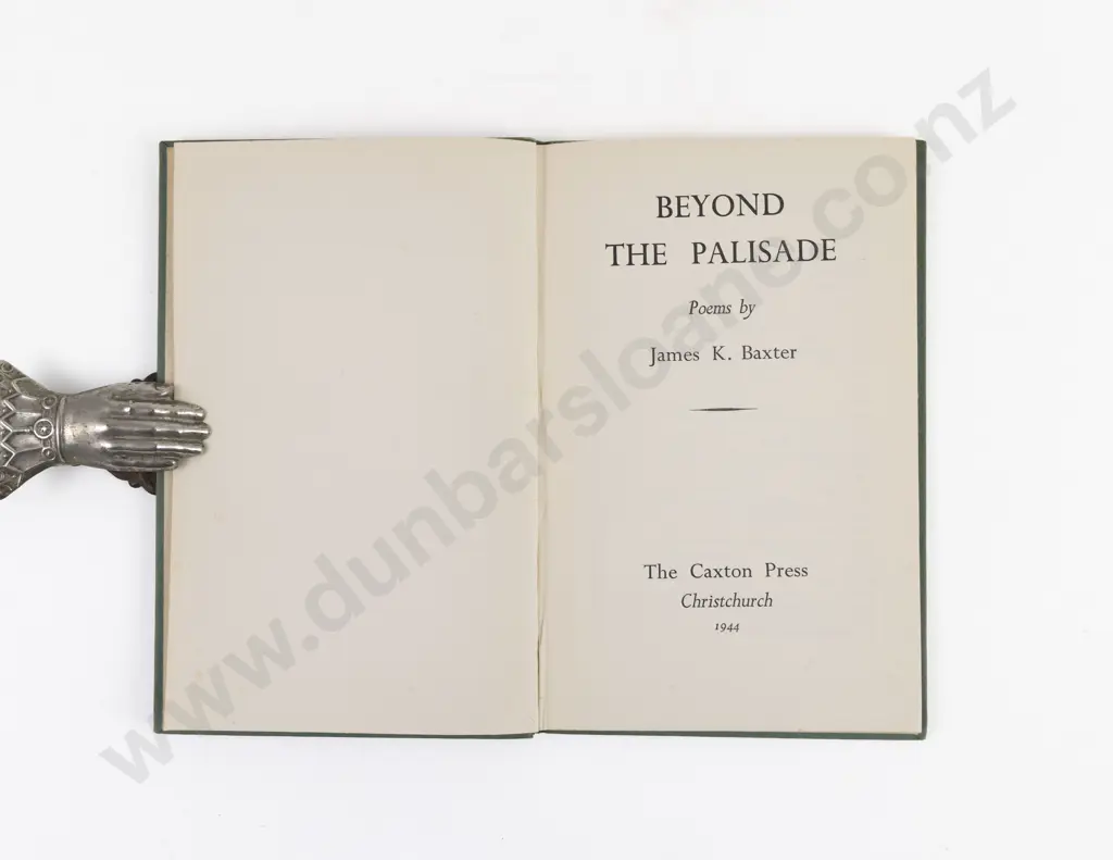 Baxter, James K., Beyond The Palisade Image 1++