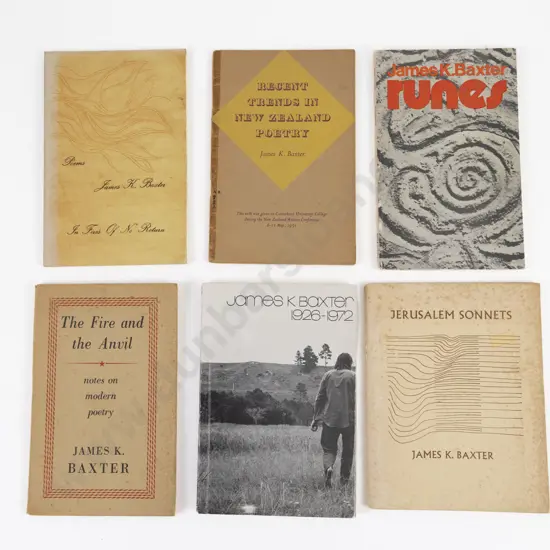 Baxter, James K., 6 Volumes