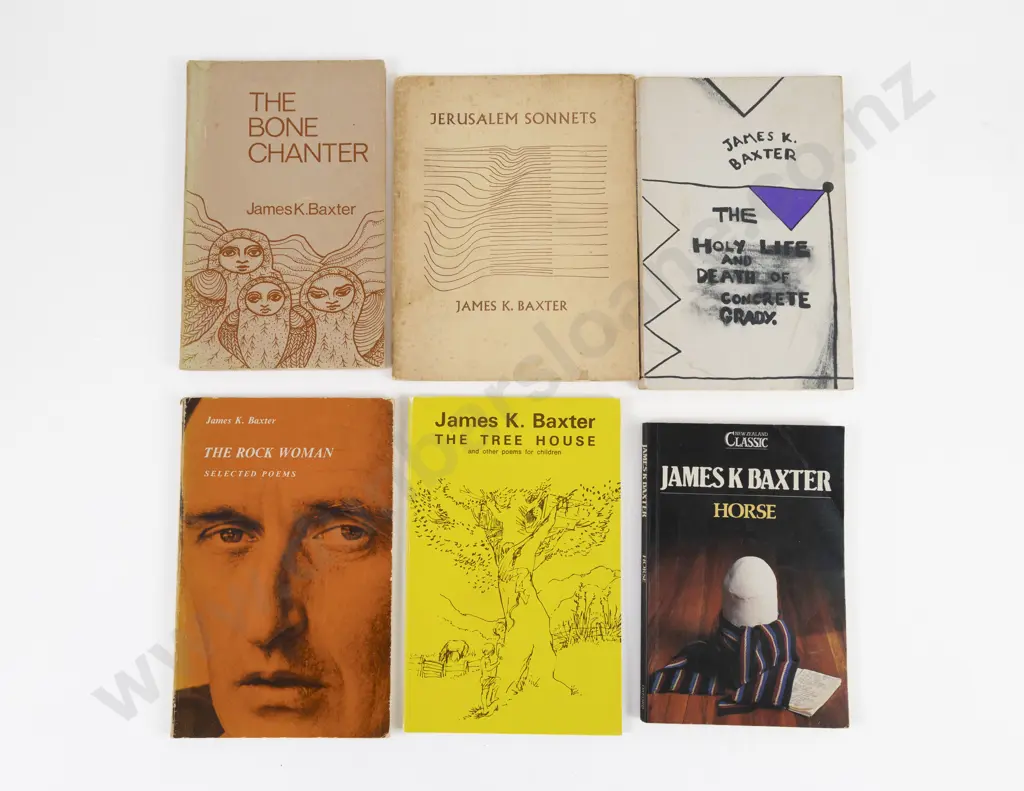 Baxter, James K., 6 Volumes Image 1++