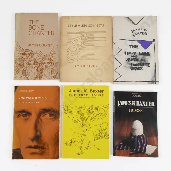 Baxter, James K., 6 Volumes