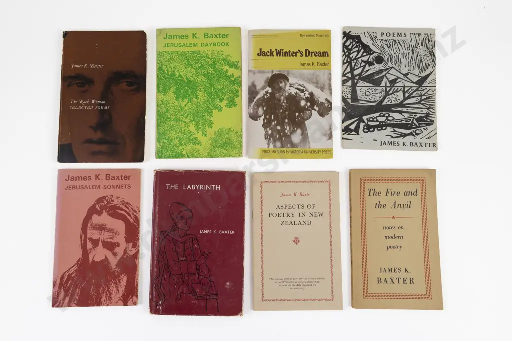 Baxter, James K., 8 Volumes Image 1++