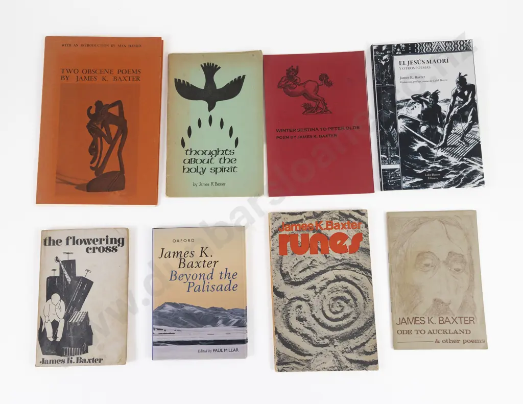 Baxter, James K., 8 Volumes Image 1++