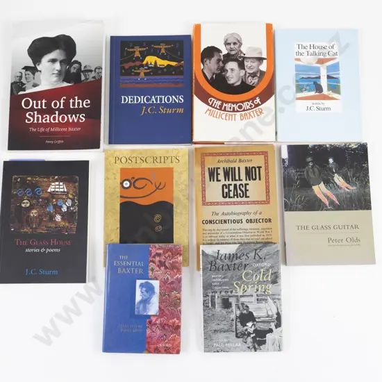 Group Of Books, Pamphlets & Ephemera Relating to the Baxter Family, J. C. Sturm & Others