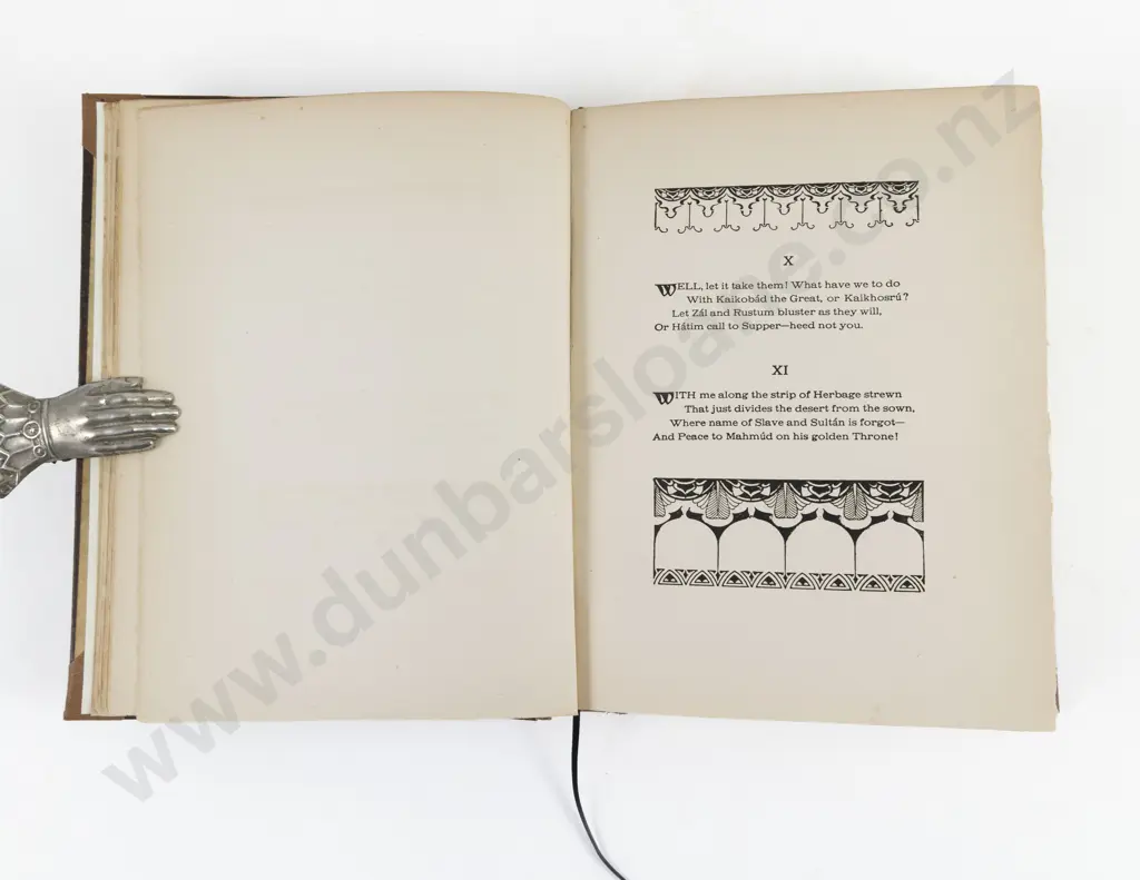 Fitzgerald, Edward (Trans) The Rubaiyat of Omar Khayyam, 1912 Image 1++