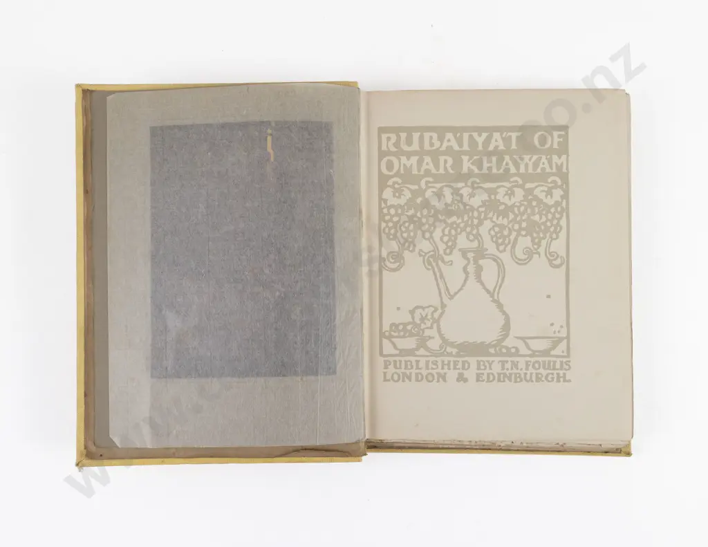 Fitzgerald, Edward, Rubaiyat of Omar Khayyam, (c1920) Image 1++