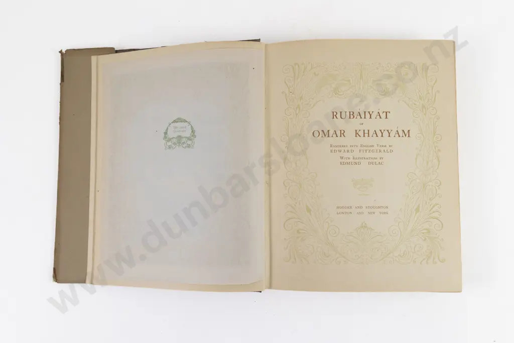 Fitzgerald, Edward, Rubaiyat of Omar Khayyam, (1909/10) Image 1++
