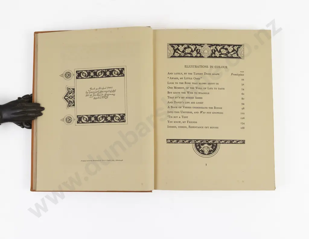 Fitzgerald, Edward, Rubaiyat of Omar Khayyam, 1930 Image 1++