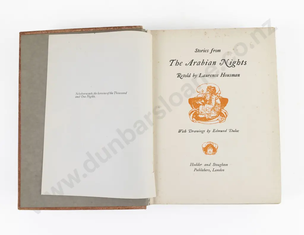Housman, Laurence, Stories from The Arabian Nights, 1907 Image 1++