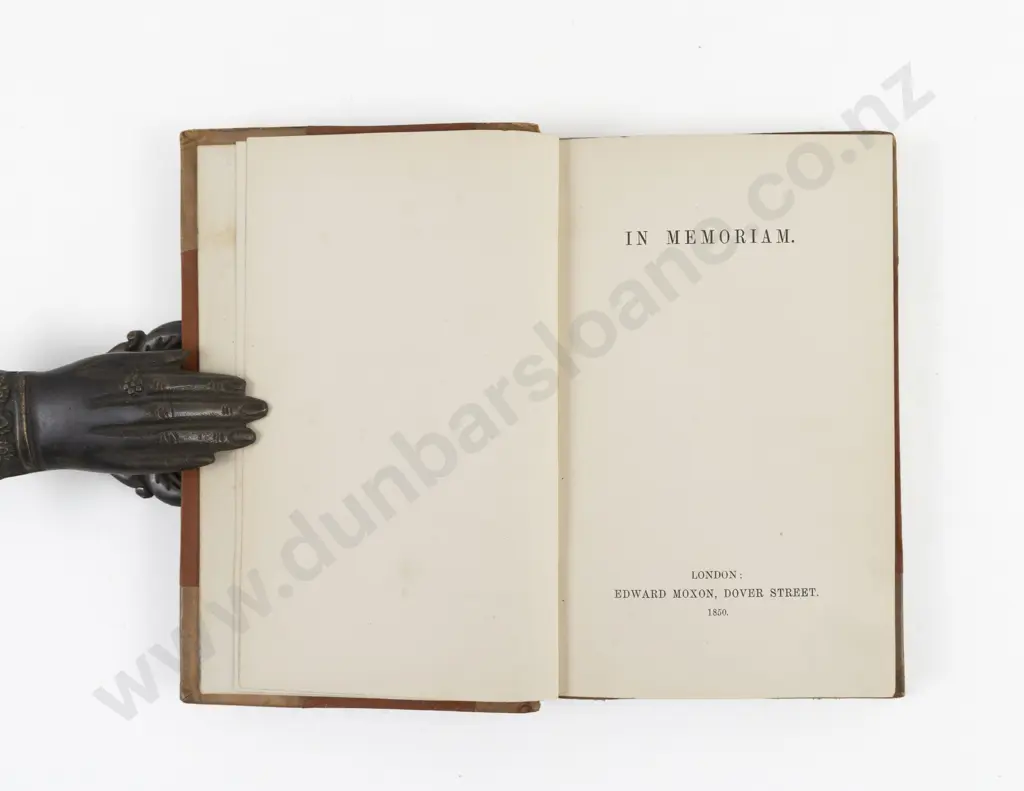 Tennyson, Alfred, In Memoriam (Arthur Henry Hallam) (First Edition, First Issue, 1850) Image 1++