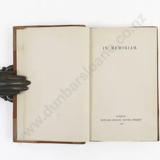 Tennyson, Alfred, In Memoriam (Arthur Henry Hallam) (First Edition, First Issue, 1850)