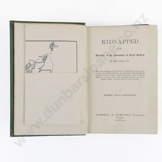 Stevenson, Robert Louis, Kidnapped (True first edition 1886)