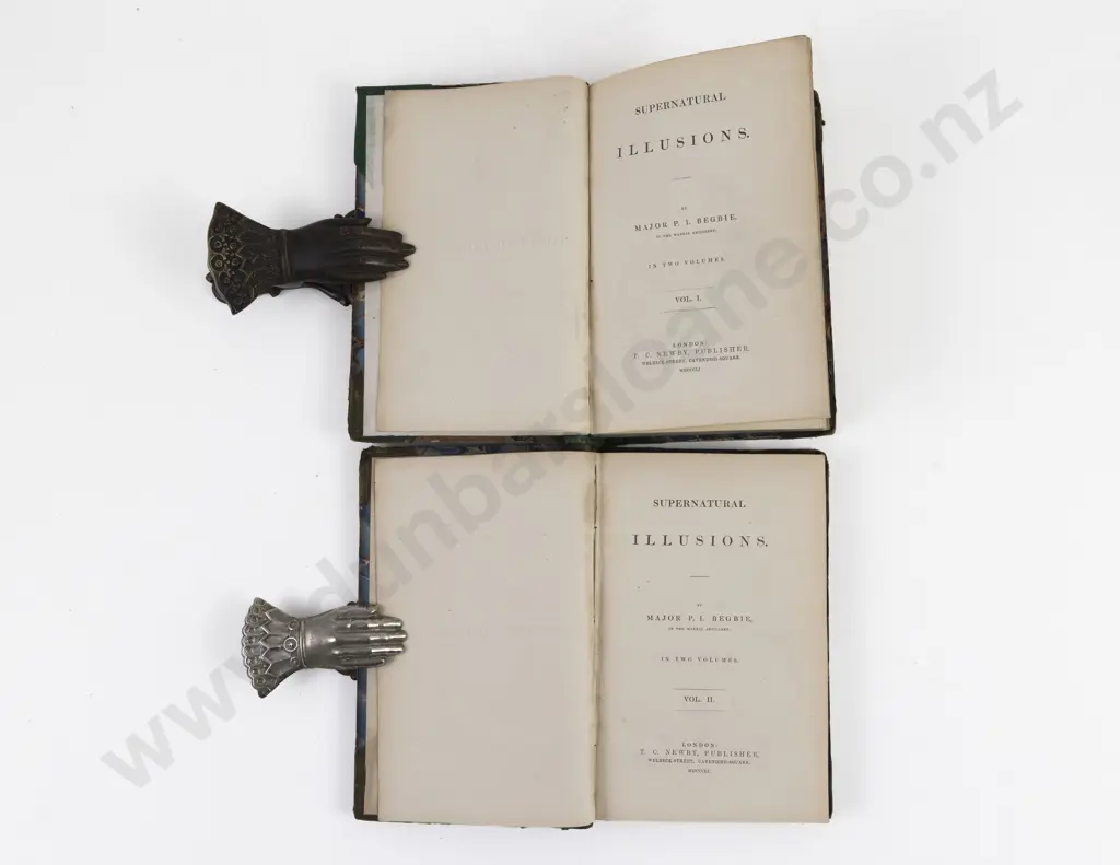 Begbie, Major P. I. (Of The Madras Artillery) Supernatural Illusions (2 Volumes, 1851) Image 1++