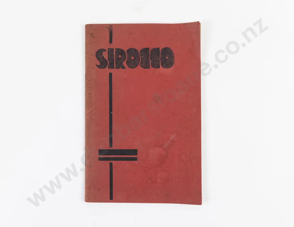 Glover, Denis (Pub) Sirocco, 1933 Image 1++