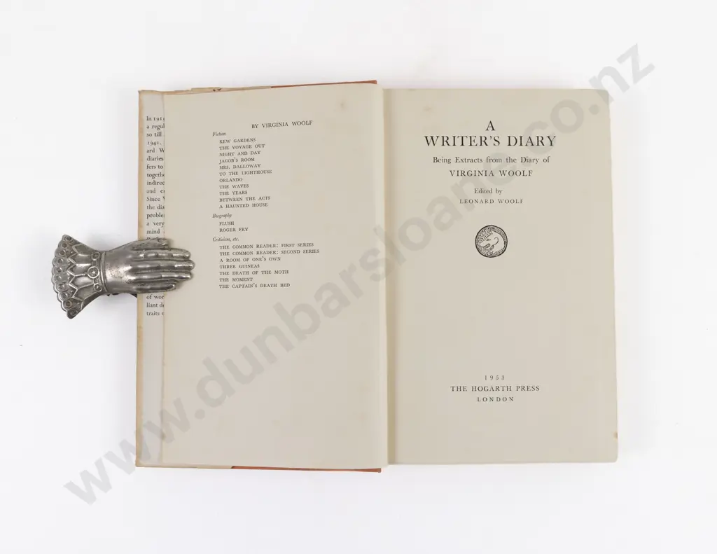 Woolf, Leonard (Editor)  A Writer's Diary, 1953 Image 1++