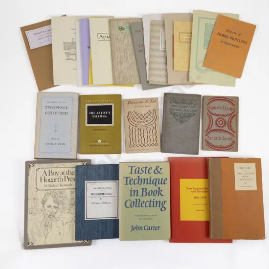 Qty Of Books, Booklets & Pamphlets On Book Collecting, Printing, Publishing Etc