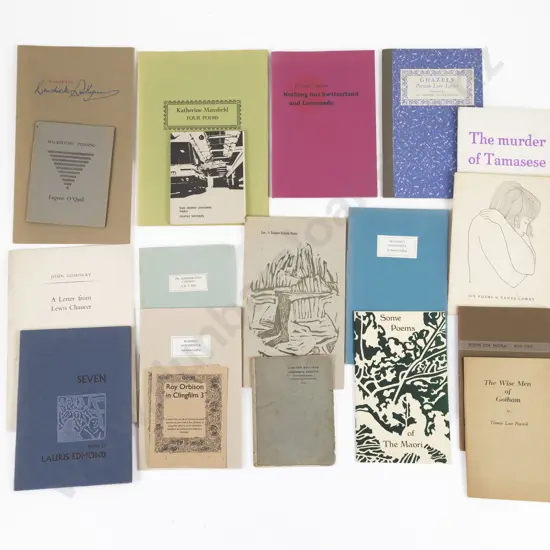 Small Group Of NZ & Other Poetry Booklets