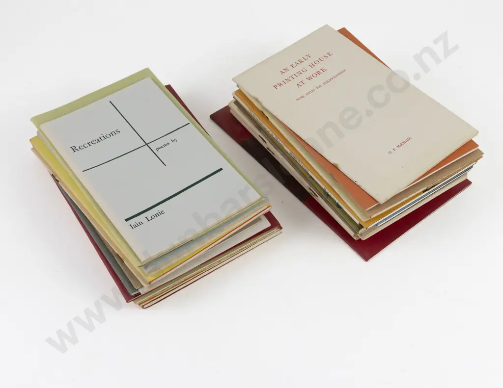 Group Of Wai-te-ata Press Books Image 1++