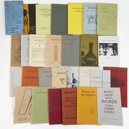 Group Of Wai-te-ata Press Books