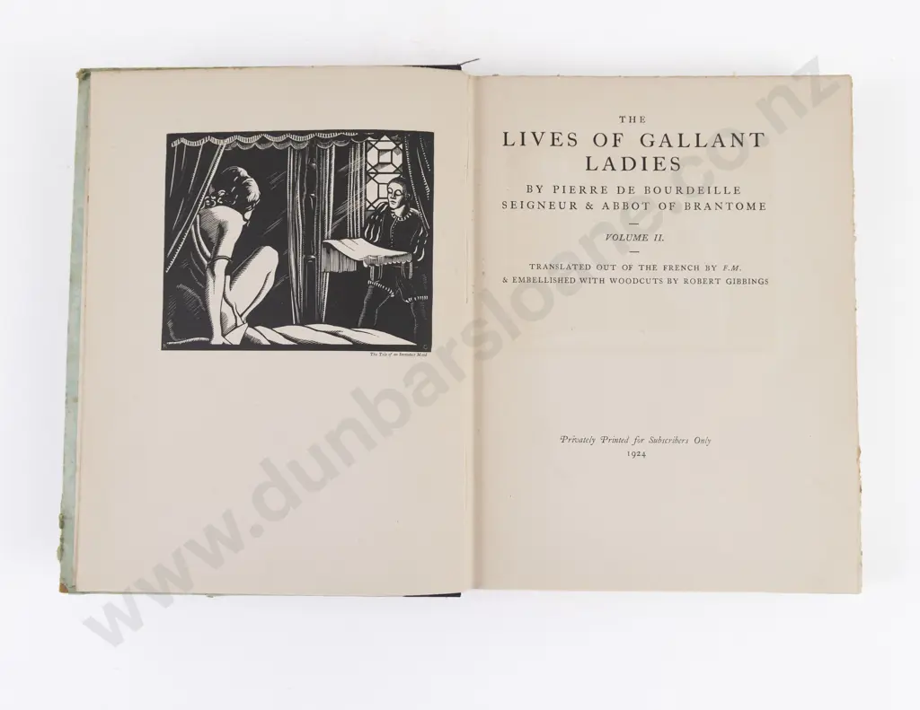 De Bourdeille, Pierre, The Lives Of Gallant Ladies (2 Vols) Image 1++