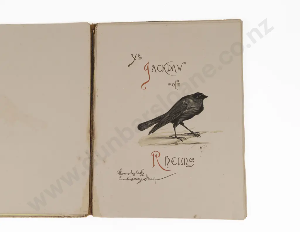 Ingoldsby, Thomas, Ye Jackdaw of Rheims (c1883) Image 1++