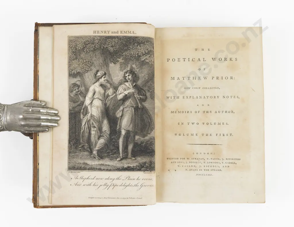 Prior Matthew - The Poetical Works Of Matthew Prior (2 Volumes) Image 1++