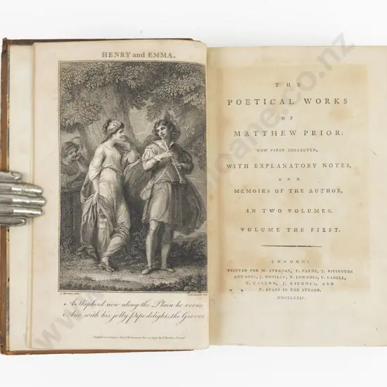 Prior Matthew - The Poetical Works Of Matthew Prior (2 Volumes)