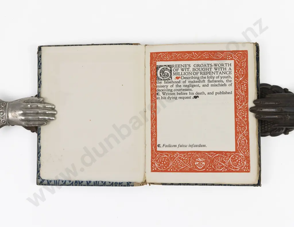 Hewitt R (Editor) - Greene's Groats-Worth Of Wit Bought With A Million Of Repentance Image 1++