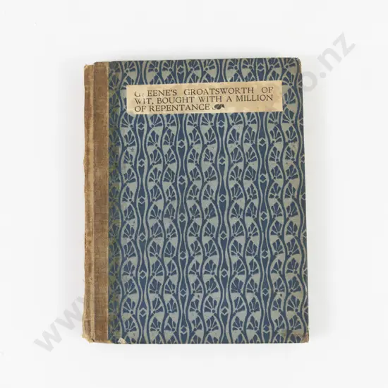 Hewitt R (Editor) - Greene's Groats-Worth Of Wit Bought With A Million Of Repentance
