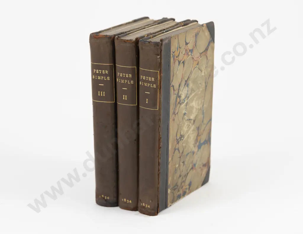 Marryat Captain - Peter Simple (3 Volumes) Image 1++