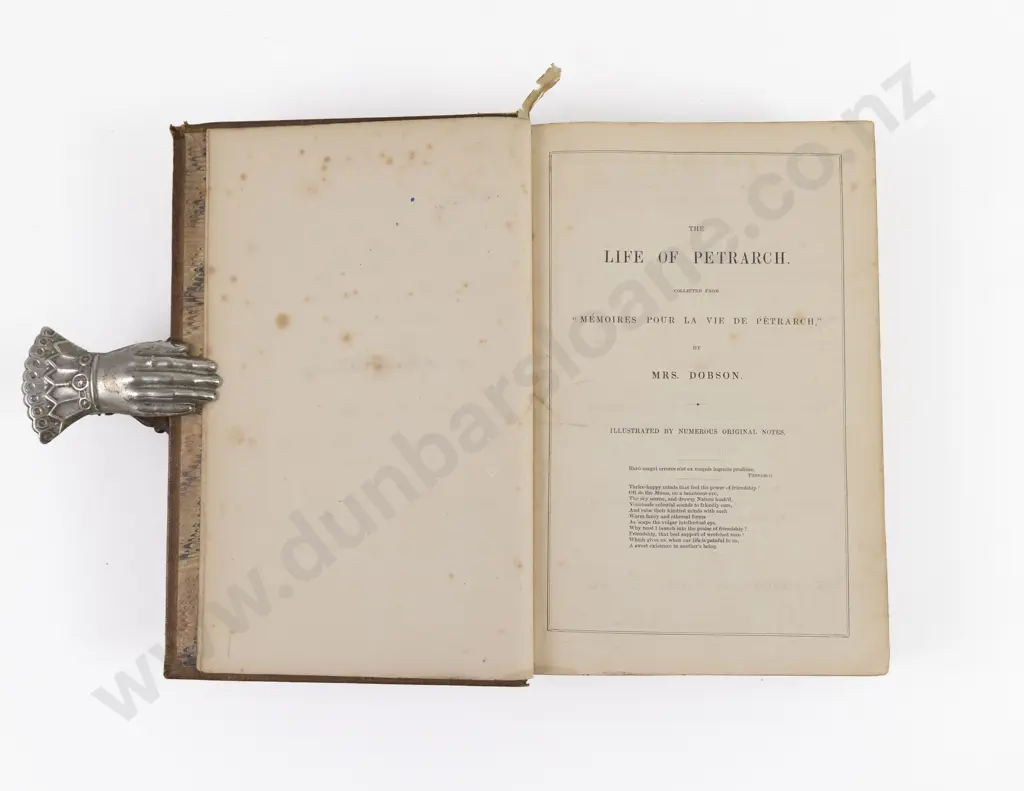 Mrs Dobson, The Life Of Petrarch and Other Works Image 1++