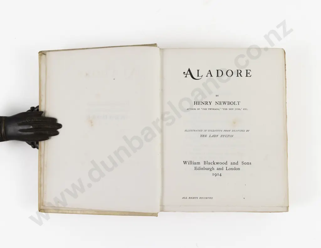 Newbolt, Henry, Aladore, 1914 (Pat Lawlor's copy) Image 1++