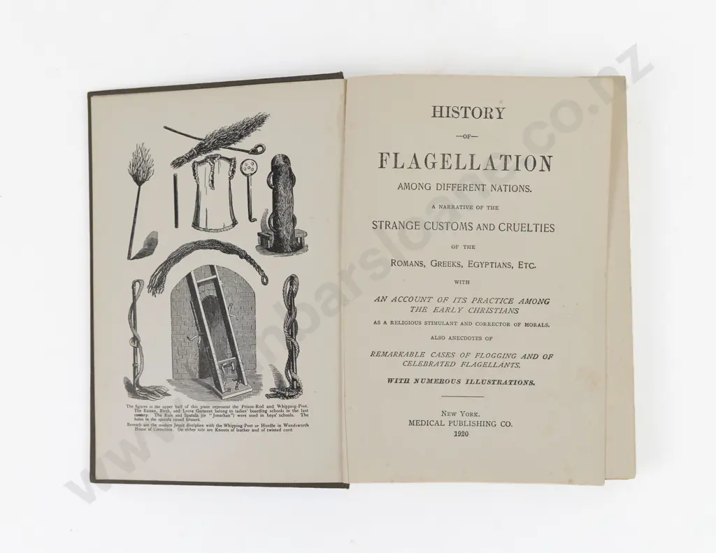 (-) History of Flagellation Among Different Nations, 1920 Image 1++