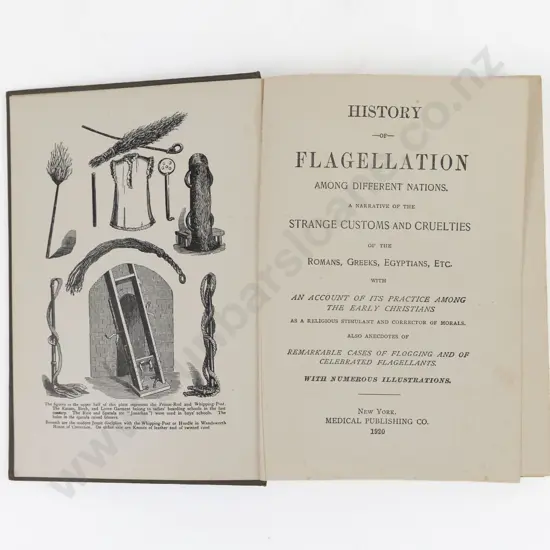 (-) History of Flagellation Among Different Nations, 1920
