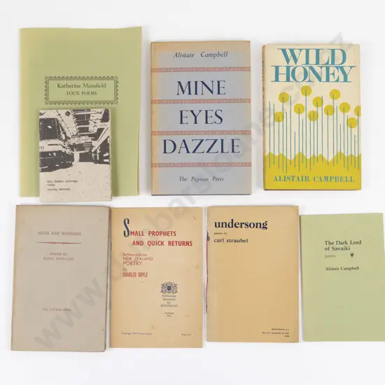 8 NZ Poetry Books & Booklets
