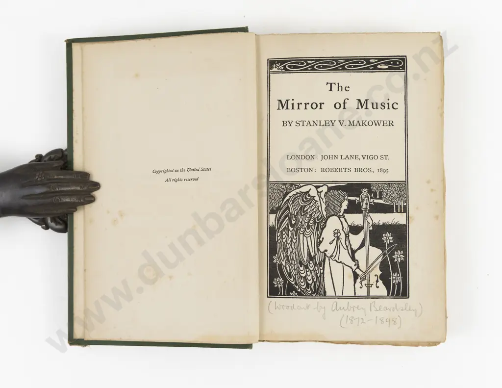 Makower, Stanley V., The Mirror of Music 1895 (Illustrated by Aubrey Beardsley) Image 1++
